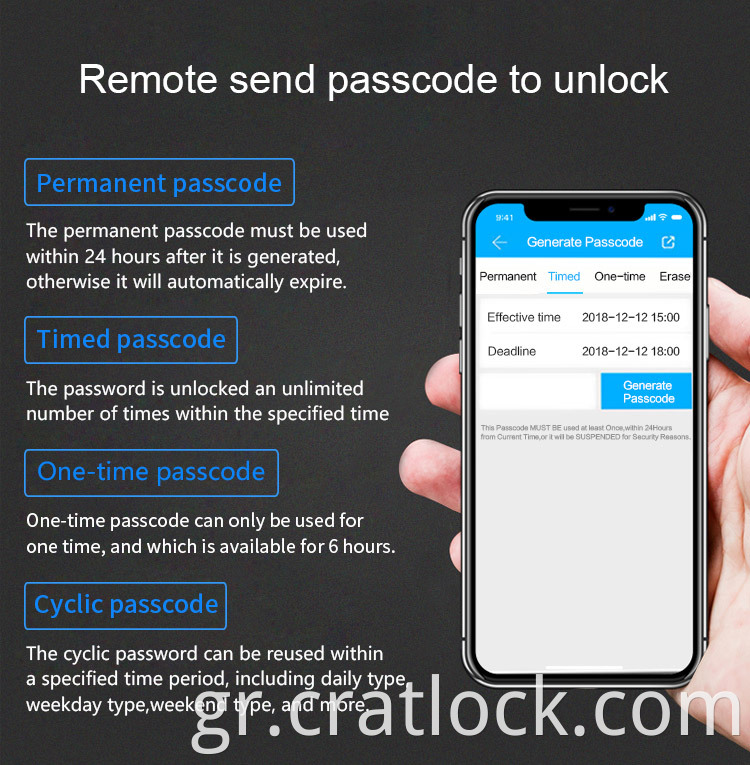 Fingerprint Apartment Lock Details